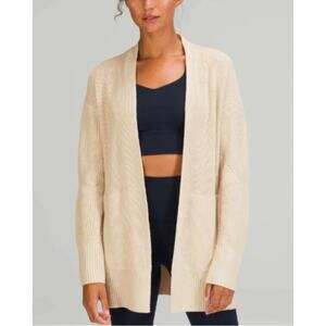 Lululemon Cashlu Sweater Cardigan Wrap Sz XS/S